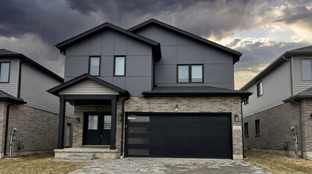 Modern residential property exterior in London Ontario showcasing home listings by Jeswin Jacob, REALTOR® - 3629 Earlston Cross